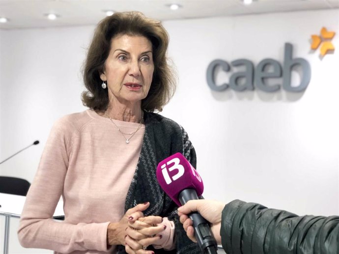 La presidenta de CAEB, Carmen Planas.