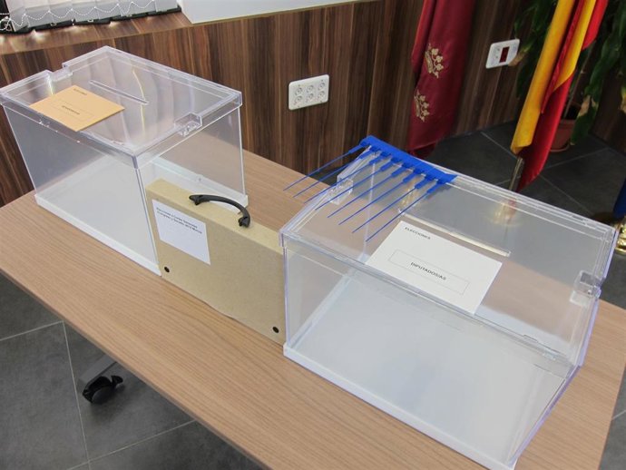 Urnas para votación