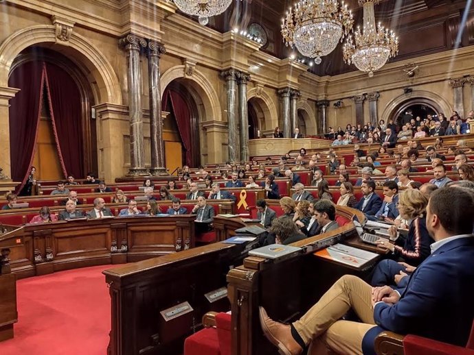 Ple del Parlament de Catalunya, 18 de desembre del 2019