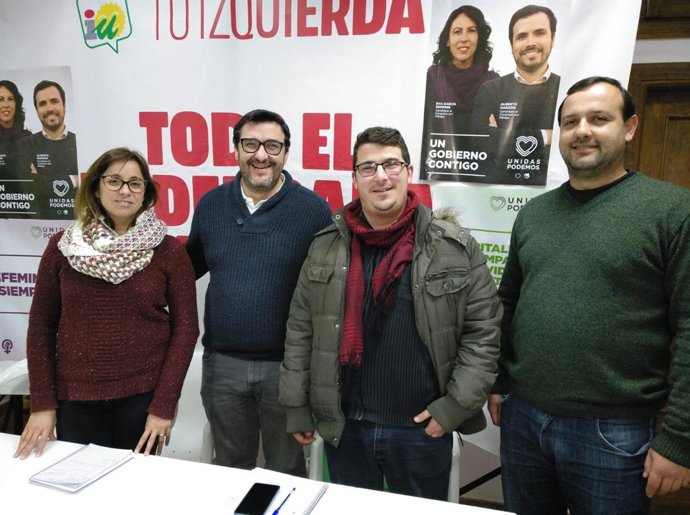 Reunión de dirigentes de IU en Ronda para abordar asuntos que atañen al interior de la provincia