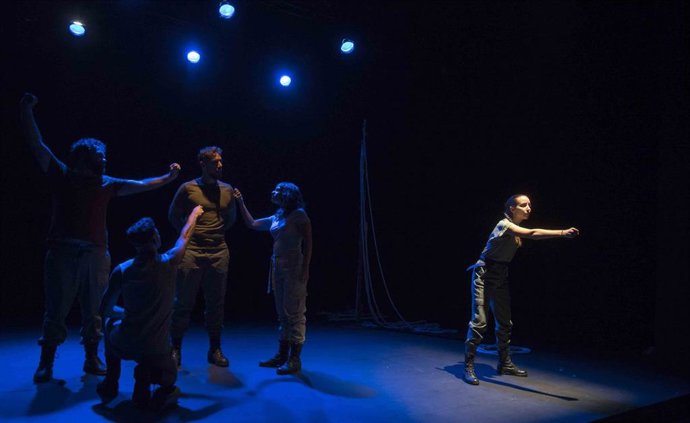 Representación de la obra de Jóvenes Clásicos 'Numancia Ocupada', que se verá en el Teatro Cervantes de Málaga