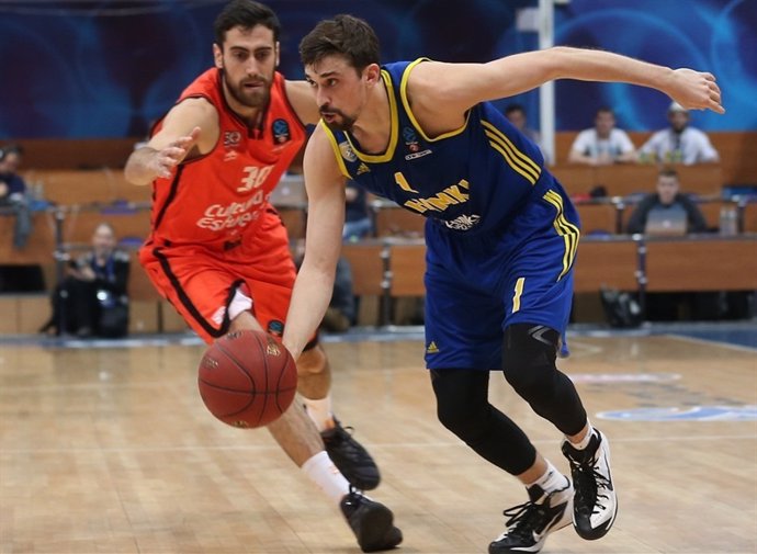 Alexey Shved en el Khimki - Valencia Basket
