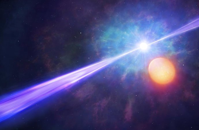 Hacen falta dos estrellas para una explosión de rayos gamma