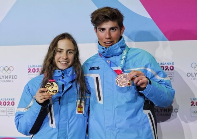 María Costa y Ot Ferrer, oro y bronce en esquí de travesía en los Juegos Olímpicos de la Juventud