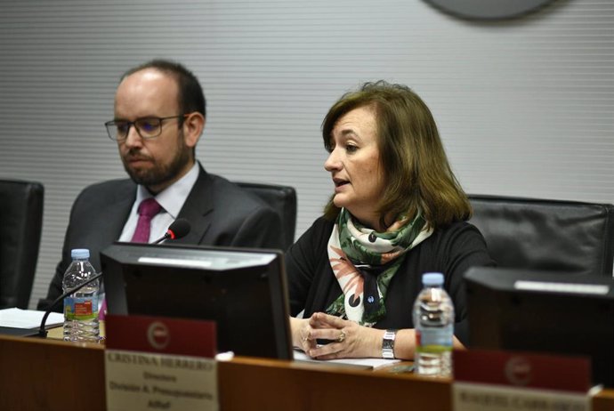 La directora de la División de Análisis Presupuestario de a Autoridad Independiente de Responsabilidad Fiscal (AIReF), Cristina Herrero