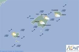 El tiempo en Baleares hoy, 14 de enero de 2020.