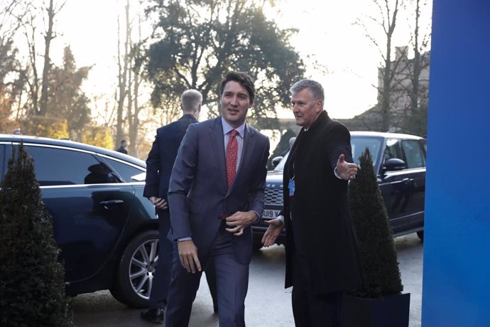 Justin Trudeau, en la última cumbre de la OTAN en Londres