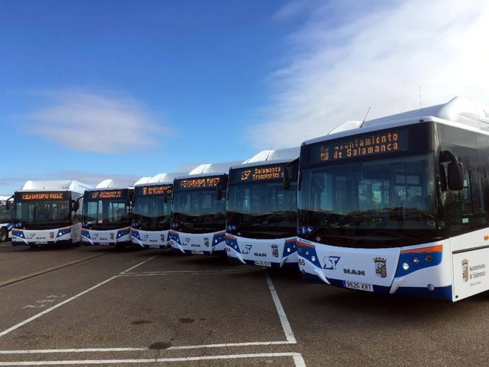 Nuevos autobuses urbanos del Ayuntamiento de Salamanca