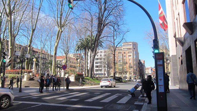 Una calle de Bilbao           