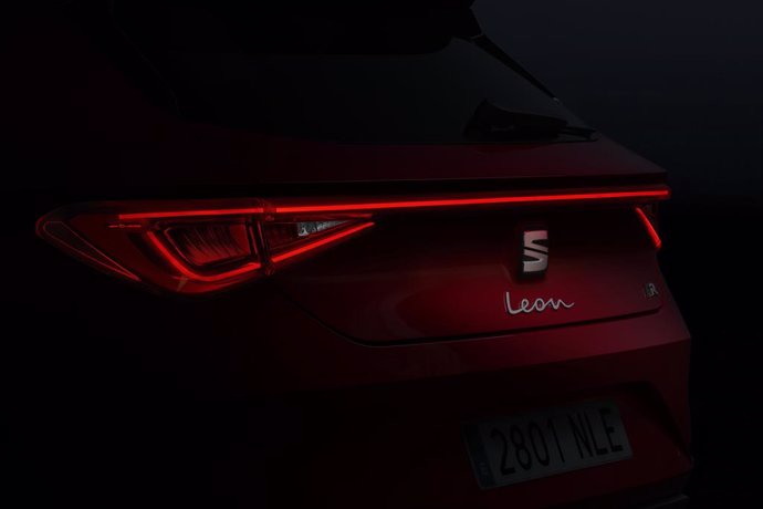 Imatge de la part posterior del nou Seat León, que es presentar a final d'aquest mes de gener.