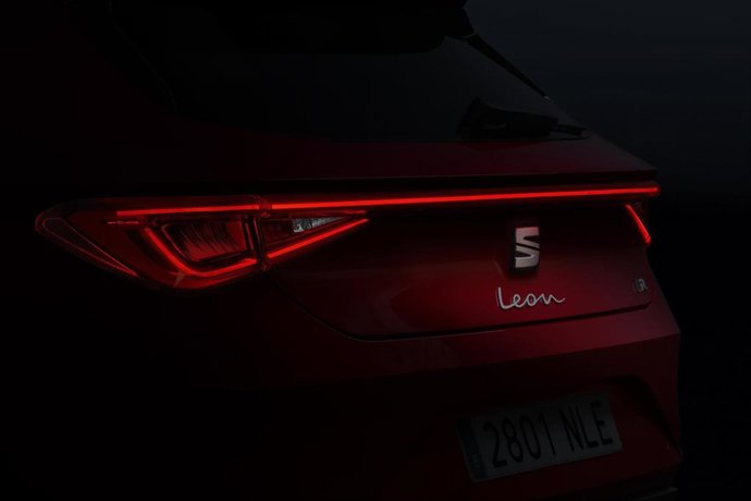 Imatge de la part posterior del nou Seat León, que es presentar a final d'aquest mes de gener.