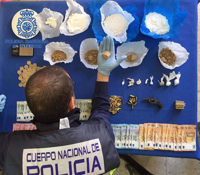 Droga intervenida en Badajoz