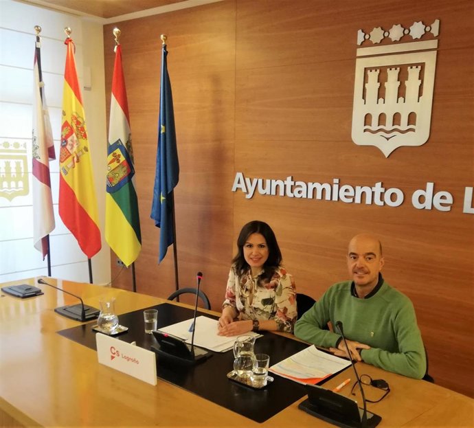 Marisa Bermejo e Ignacio Tricio han presentado dos mociones que el Grupo Municipal de Ciudadanos va a presentar al pleno de enero.