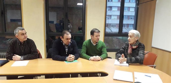 Reunión de ANPE con la consejera de Educación, Carmen Suárez.