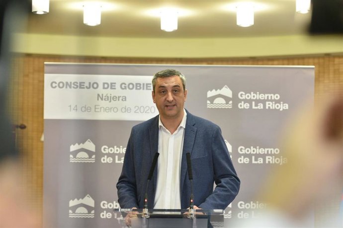 El portavoz del Gobierno riojano, Chus del Río