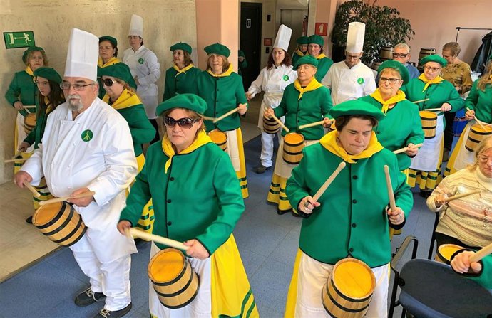 Tamborrada inclusiva de la ONCE.