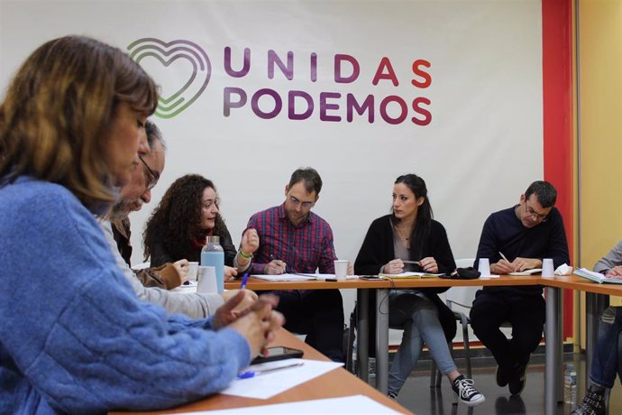 La dirección de IU Andalucía reunida con diputados de Unidas Podemos en el Congreso