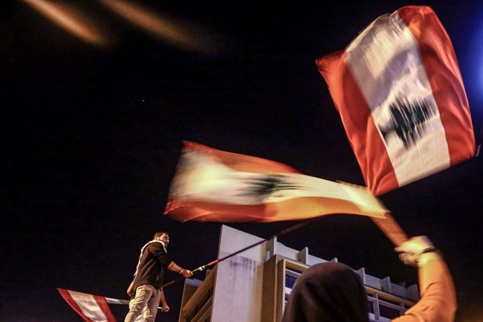 Líbano.- Manifestantes de Líbano inician una 'semana de la ira' ante la crisis p