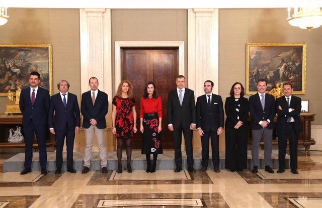 La Reina Letizia recibe en audiencia a Fedicine