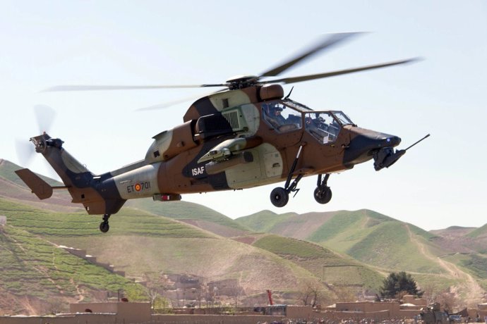 Helicóptero Tigre en Afganistán