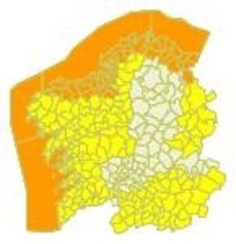 Aviso naranja en Galicia el 15 de enero de 2020
