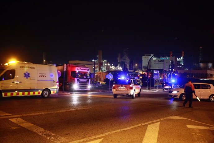Explosión en una empresa química de La Canonja (Tarragona)