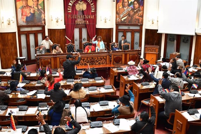 La Cámara de Diputados de Bolivia aprueba la ley de garantías políticas.