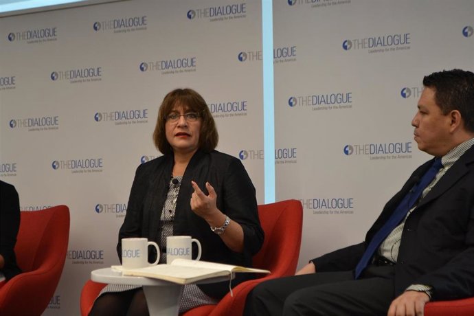 La ex portavoz de la Misión de Apoyo Contra la Corrupción e Impunidad en Honduras (MACCIH), Ana María Calderón.