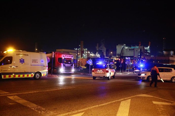 Explosió en una empresa química de la Canonja (Tarragona)