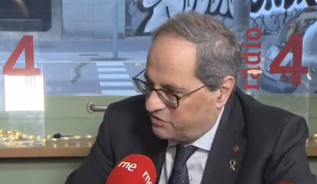 Entrevista al presidente de la Generalitat, Quim Torra