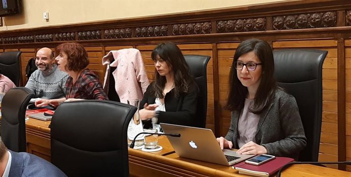 Alba González, concejala de Podemos-Equo en su último Pleno antes de ser nombrada directora de Igualdad de Trato y Diverisdad y Diversidad Étnico Racial