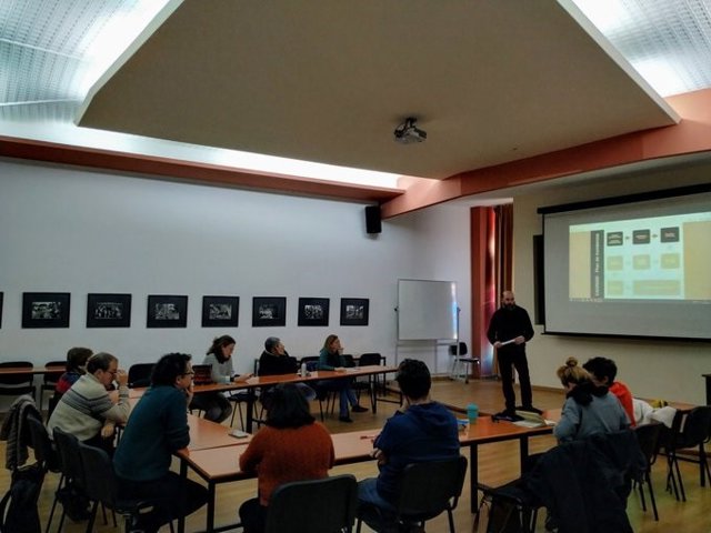Imagen de archivo de un taller de formación impartido por la Coordinadora Andaluza de Organizaciones No Gubernamentales de Desarrollo.