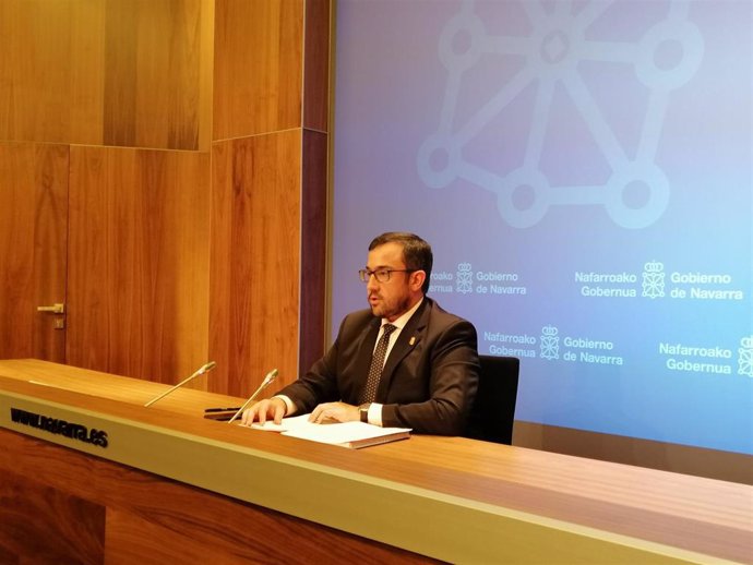 El portavoz del Gobierno de Navarra, Javier Remírez