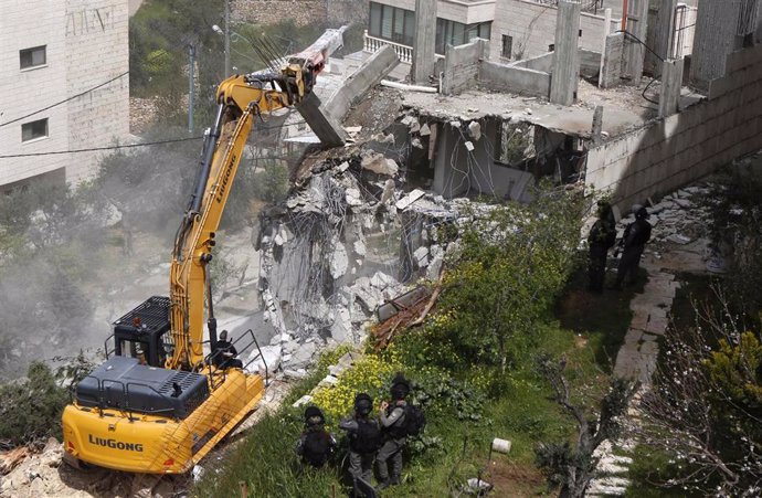 Demolición de viviendas palestinas en el Área C de Cisjordania (Imagen de archivo)