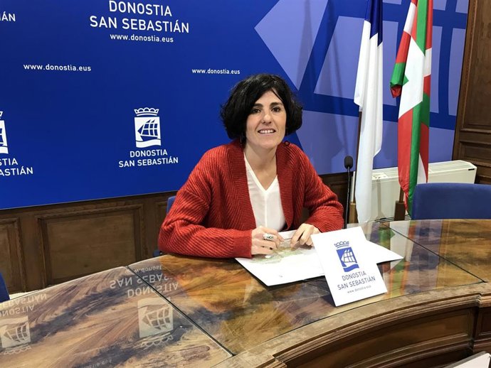 La edil de EH bildu en San Sebastián Garbiñe Alkiza