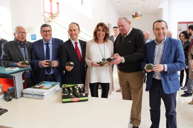 La secretaria general del PSOE-A, Susana Díaz, en Vélez-Málaga