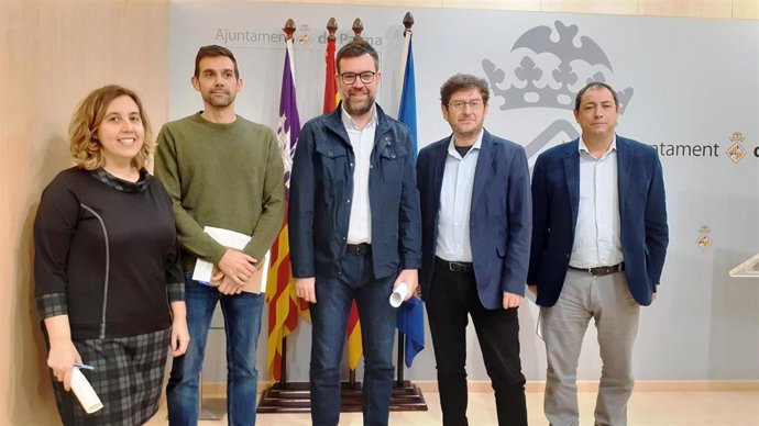 El teniente de alcalde de Cultura y Bienestar Social, Antoni Noguera, en la rueda de prensa.