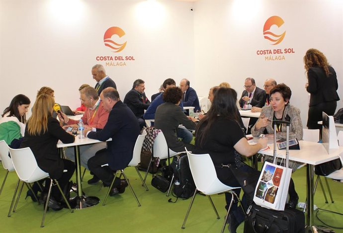 Estand costa del sol presentaciones turismo fitur profesionales reuniones expositor