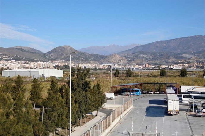 Entorno sobre el que se va a actuar, situando en el acceso Este al Puerto de Motril