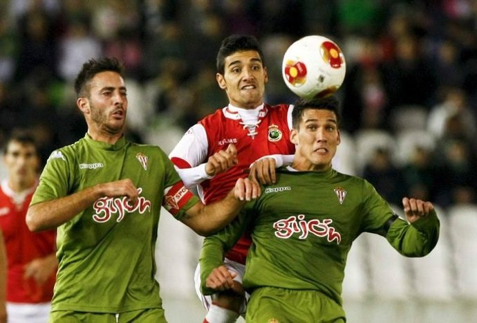 Alex Menéndez, en su etapa en el Sporting de Gijón