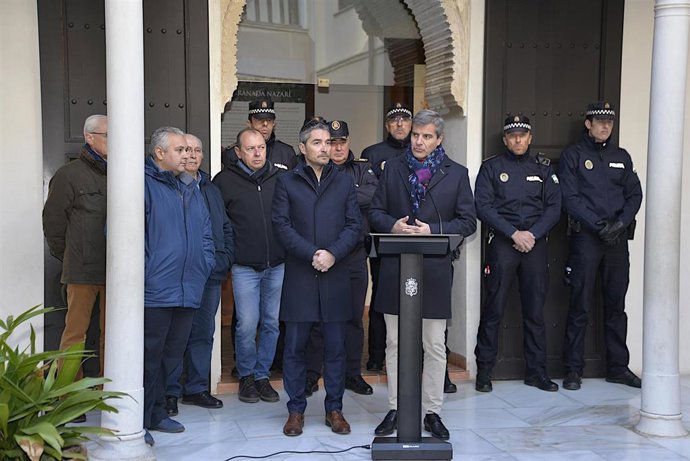 Imagen de la presentación de la nueva reestructuración de la Policía Local de Granada