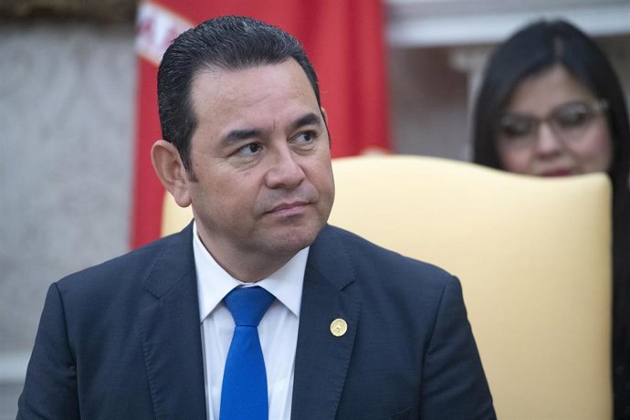 El ex presidente guatemalteco Jimmy Morales