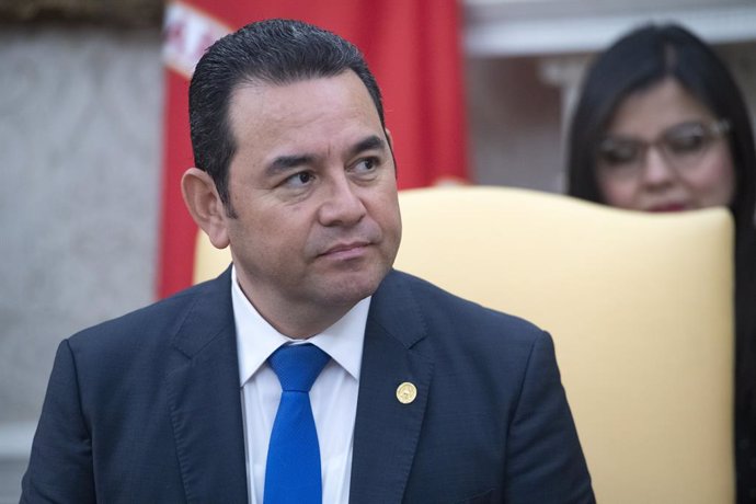 Guatemala.- El ex presidente guatemalteco Jimmy Morales toma posesión como diput