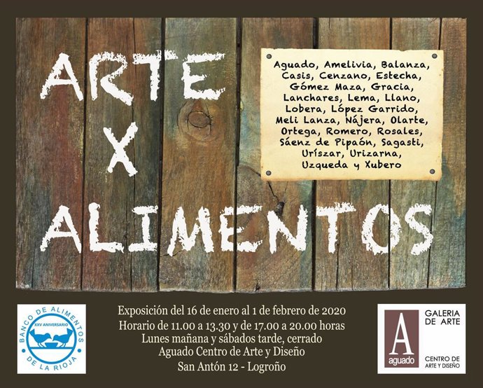 Banco de Alimentos abre este jueves por su 25 aniversario la muestra artística y