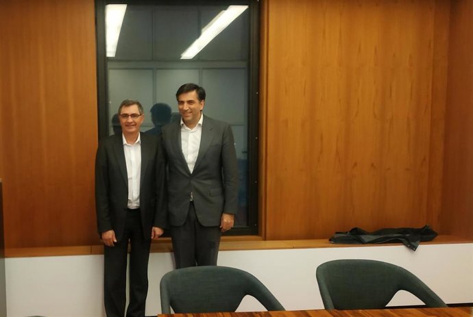 Johan van Zyl y Miguel Carsi juntos en Amsterdam.