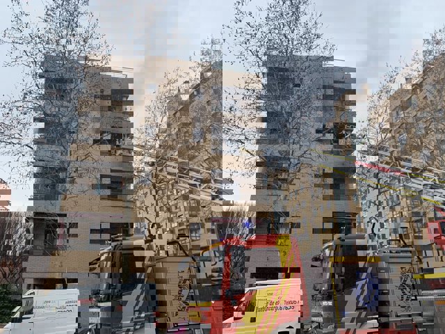 Edificio donde se ha producido el incendio