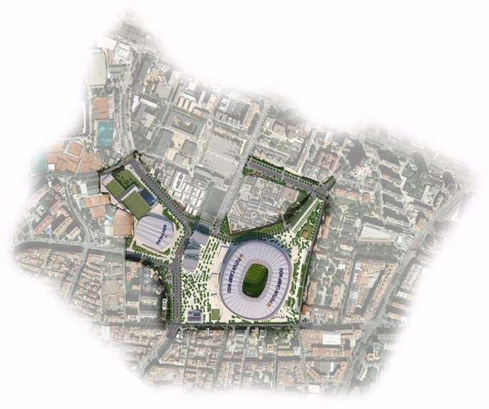 Fútbol.- El Ayuntamiento de Barcelona aprueba la reparcelación del Espai Bara