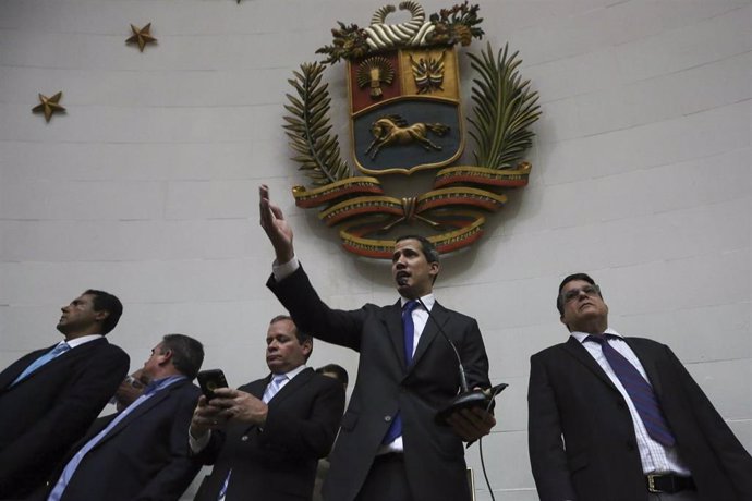 Juan Guaidó en la Asamblea Nacional