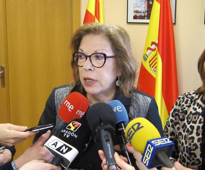 La consejera de Sanidad del Gobierno de Aragón, Pilar Ventura.