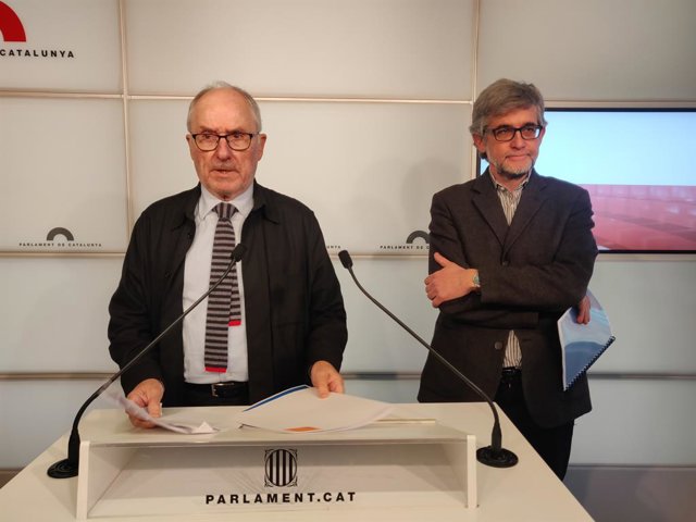El síndic de greuges, Rafael Ribó, i el seu adjunt general, Jaume Saura.